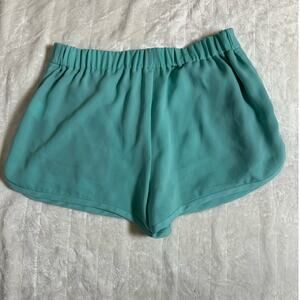 Rag & Jess Teal Shorts Silk Blend Casual Women’s Size 2 USED